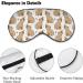 Buy Cute Cartoon Capybara Sleeping Mask | Soft Light-Blocking Eye Covers for Men Women & Kids - Adjustable Strap Sleepmask - Buy Online on GoSupps.com