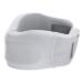Neck support made of soft foam relieves neck pain and pressure on the spine removable protective cover neck support for the gray (l) Large office