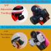 BIBHINN 2 Pack Adjustable Roller Skate Toe Stops 82A PU Short Stem Brake Block - Black - Buy Online on GoSupps.com