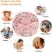 Arqumi Satin Sleeping Bonnet - Large Adjustable Pink Satin Sleep Cap with Butterfly Pattern - Buy Online on GoSupps.com