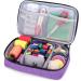 Luxja Double-Layer Sewing Accessories Organizer for Needles, Scissors, Tape, Thread - Purple (Small) - Buy Online on GoSupps.com