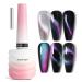 5D Cat Eye Gel Nail Polish Holographic Auroras Nail Art Gel Polish 15ml/0.5fl oz Galaxy Shiny Nail Polish with Magnetic Stick