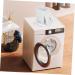 BCOATH 1 Set Washing Storage Bucket Soap Dispensers Condensate Beads Bucket Bin White Wrought Iron 1 count (Pack of 1) White - Buy Online on GoSupps.com