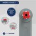 Five Oceans Marine Locking Winch Handle 8-10 & Holder 8 - Grey/Red - Buy Online on GoSupps.com
