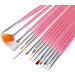 FREDY 15 in 1 nail cosmetic brush set Rose - Buy Online on GoSupps.com