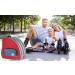 Froskey Red Roller Skate Bag for Women | Breathable Inline Skate Bag with Adjustable Shoulder Strap | Fits Skates Up to Size 13 - Buy Online on GoSupps.com