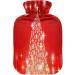 KCL Deci 2L Hot Water Bottle with Christmas Tree Glitter Cover Foot Warmer & Pain Relief Solution for Cramps | Heat & Cold Therapy - Buy Online on GoSupps.com