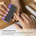 Buy SKYPIA 4 Pack Black Nail File 100/180 Grit & Purple 3 Sided Buffer Block Set - Best Nail Care Tools for Professional Finishing | International Shipping Available - Buy Online on GoSupps.com