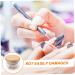 VINTORKY Nail Art Brush Cup Nail Dappen Dish Manicure Nail Dish Acrylic Nail Supplies Nail Dish Cups Nail Cups Nail Dish with Lids Dish for Acrylic Nails Tool Glass Stainless Steel - Buy Online on GoSupps.com