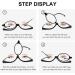 5 Pack Blue Light Blocking Makeup Reading Glasses | Women s Cosmetic Readers | Magnifying Flip Down | Stylish & Functional 1.0x - Buy Online on GoSupps.com