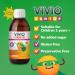 VIVIO Junior Multivitamin Tonic for Kids - 12 Vitamins + Zinc & Iodine - Orange - 250ml - Buy Online on GoSupps.com
