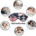 American Flag Eagle Double-Sided Sleep Eye Mask | Comfortable Blindfold with Adjustable Strap - Light Blocking Black - Buy Online on GoSupps.com