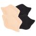 FOMIYES 4 Pairs Sneaker Heel Stickers Shoes Heel Pads Shoe Heel Grip Shoe Heel Pad High Heel Inserts Pad Heel Liner Heel Grips Pads Guard Sponge Adhesive Men and Women Sports Shoes
