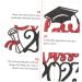 SEWACC 12 Pcs 2023 Graduation Arrangements Graduation Party Decorations Graduation Cake Toppers Congrats Grad 2023 Graduation Dessert Grad Cake Decorations Cupcake Ornaments Flash Plug-in Redx2pcs 16.8X13CMx2pcs - Buy Online on GoSupps.com