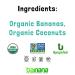 Barnana Organic Chewy Banana Bites - Coconut Flavor (12 Bags, 1.4 oz each) | Non-GMO, Upcycled Snack - Buy Online on GoSupps.com