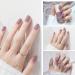 Purple Nail Polish Nail Varnish Lilac Lavender Violets Pale Purple Quick Dry Natural Long Lasting No Need Baking Nail Polish for Christmas DIY Nail Art - Buy Online on GoSupps.com
