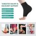 Achilles Tendonitis Heel Protector Socks | Welnove Compression Support & Gel Padded Sleeve for Bursitis & Tenderness - Black - Buy Online on GoSupps.com