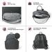 Baggallini Securtex Anti-theft Vacation Backpack - Black | Women's One Size - Buy Online on GoSupps.com
