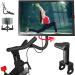 Crostice Swivel Arm Compatible with Peloton Bike,(Upgraded Modles) Pivot for Off-Bike Workout, 360 Movement Monitor Adjuster Accessories, Black or Red Swivel Mount
