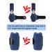 Adjustable Toe Splint for Broken/ Hammer Toe Straightening and Support - Men and Women - Buy Online on GoSupps.com