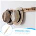 Mikikit Brass Hooks 2pcs Brass Coat Hook Wall Mounted Clothing Rack Door Hanger Hook Household Hook Single Key Chain 5x0.8cm As Shown - Buy Online on GoSupps.com