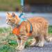 Escape-Proof Cat Harness and Leash Set - Reflective Vest for Small Cats | XXS Orange - Buy Online on GoSupps.com
