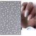 JMEOWIO 9 Sheets Spring White Flower Nail Art Stickers Decals Self-Adhesive Summer Floral Nail Supplies Nail Art Design Decoration Accessories - Buy Online on GoSupps.com