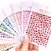 Taicols 10 Sheets 3D Design Nail Stickers Glitter Heart Nail Stickers Self-Adhesive Valentine's Day Nail Stickers Shiny Love Heart Nail Stickers DIY Nail Art Nails Decoration for Women Girls - Buy Online on GoSupps.com