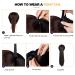 Premium 24-Inch Brown & Blonde Clip-In Ponytail Extensions | Smooth Artificial Hair Braid Wrap | Long Natural Hairpieces for Instant Style - Buy Online on GoSupps.com