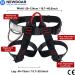 NewDoar Climbing Harness - Half Body Mountaineering Rock Climbing Gear for Rappelling, Rescuing & Tree Climbing - Black - Buy Online on GoSupps.com