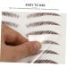 POPETPOP 27 sheets False Shaping Tattoos Temporary Sticker Eyebrow Artificial Imitation Stickers Transfers - Buy Online on GoSupps.com