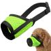 Mayerzon dog muzzle soft muzzle for small medium-sized and large dogs chihuahua poodle beagle dackel Corgis Labrador puppy muzzle for biting chewing maintaining enables green XX-Small