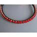 Shop Happiness Hinge Headband Horse Red 'Siam' | Curved Pony Leather with Large Stones - International Shipping Available - Buy Online on GoSupps.com