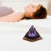 MXiiXM Orgone Pyramid - Amethyst Crystal Ball Protection Energy Generator for Stress Relief and Meditation - Buy Online on GoSupps.com