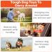 WOWBALA Indestructible Dog Toy for Aggressive Chewers | Large Soft Red Chew Toy for Dogs - Best International Shipping - Buy Online on GoSupps.com
