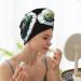 Hair Towel Wrap - Quick Drying Towel Turban with Button | Watercolor Turtle3 Design for Effortless Hair Care - Buy Online on GoSupps.com
