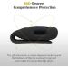HSWAI 3-Pack Soft Silicone Clip Replacements for Fitbit Inspire 2 - Black, Wine Red, Navy | 360 Protection Holder Accessory - Compatible with Fitbit Inspire 2 - Buy Online on GoSupps.com