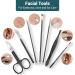 18pcs Stainless Steel Manicure Pedicure Set - Nail Clipper Kit for Women/Men - Grooming Care for Toe and Finger Nails - Includes Zipper Bag - Buy Online on GoSupps.com