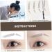 Housoutil 18 Pcs Eyebrow Stickers Makeup Brow Sticker Eyebrow Transfer Stickers Miss Eyebrow Trimming Shaper 5.8X1X0.1CMx3pcs Brownx3pcs - Buy Online on GoSupps.com