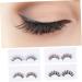 Beavorty 8 Pairs Sequin False Eyelashes Natural False Lashes Handmade Eye Lashes Natural False Eyelashes Pesta as Postizas Naturales Artificial Eyelashes Cosplay Chemical Fiber Decorate - Buy Online on GoSupps.com