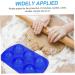 Cabilock Silicone Mold 6 Pcs Six Egg Mold Silicone Molds Capacillos para Cupcake Easter Egg Shaped Molds Chocolate Mold 22.2X12.7CMx3pcs Bluex3pcs - Buy Online on GoSupps.com