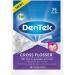 DenTek Cross Flosser Plaque Control Floss Picks X-Shaped 75 Count - Pack of 1 - Buy Online on GoSupps.com