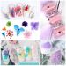 iFancer 108 Pcs Nail Dried Flowers - 48 Colors 3D Nail Art Real Flowers for Manicure Decoration - Buy Online on GoSupps.com