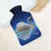White Swan Hot Water Bottle with Plush Cover - 26.5x15.3cm Bed Warmer for Adults & Children - International Shipping Available - Buy Online on GoSupps.com