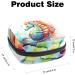 Watercolor Seahorse Sanitary Napkin Storage Bag - Portable Period Pouch for Women & Teens | Multi-colored - Buy Online on GoSupps.com