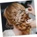 Ipetboom Bridal Hair Accessories Tiara Bridal Hair Comb Wedding Hair Comb Women Hair Comb Bride Pearl Accessories White Wedding Hair Accessories - Buy Online on GoSupps.com