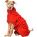 Pettom dog bemper microfiber bathing accessories bathing towel fast -drying dog bathrobe for small medium and large dogs (XXL red) XXL red