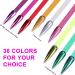 Saviland 36 Colors Chrome Nail Powder Set for Metallic Mirror Effect - Nail Art Glitter Manicure Decoration Kit for Salon and DIY - Buy Online on GoSupps.com