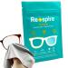 Re+Spire 1 x Eyeglass Anti Fog Cloth l Premium Reusable Microfiber for Glasses with mask or Lenses | Invisible Coating Coating defogging Eyeglasses Grey Microfiber (Premium)