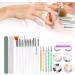 Delicate And Elastic Nail Dotting Pen Nail File Design Practical Exquisite Workmanship Beauty Salon for Home Manicure Store Salon Shop - Buy Online on GoSupps.com